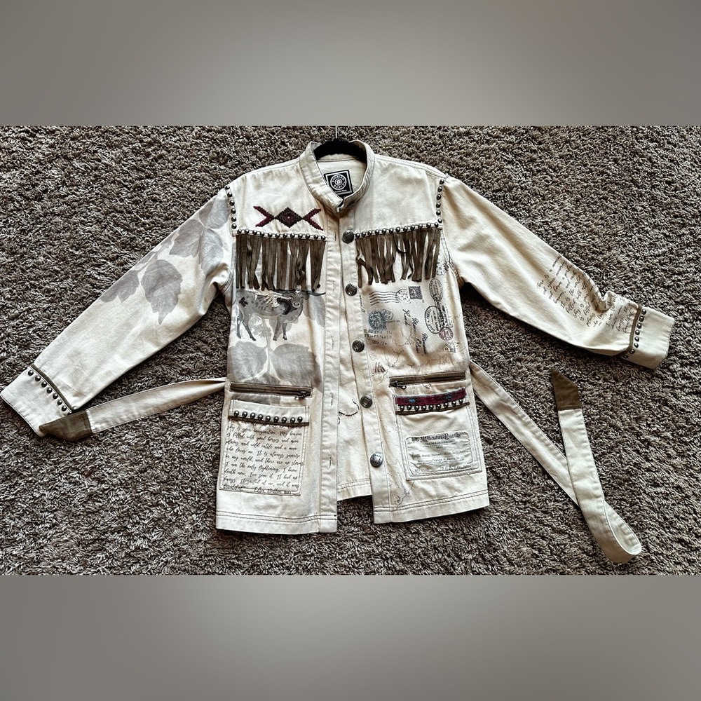DOUBLE D RANCH 
This jacket has been worn one time. EXCELLENT CONDITION.